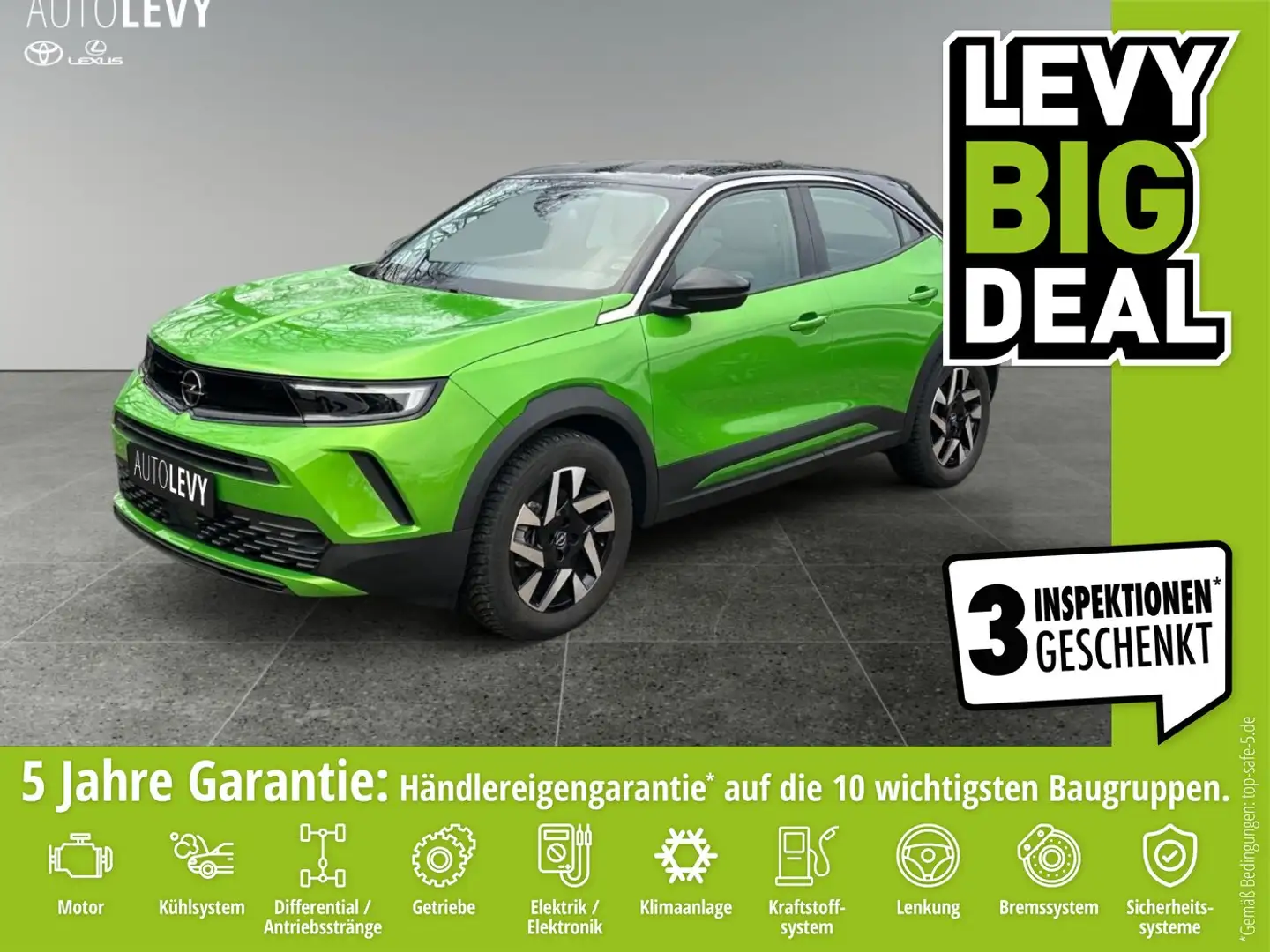 Opel Mokka-E Mokka e Elegance AUT*Kamera*W-Pumpe*SHZ*KeyLess Grün - 1