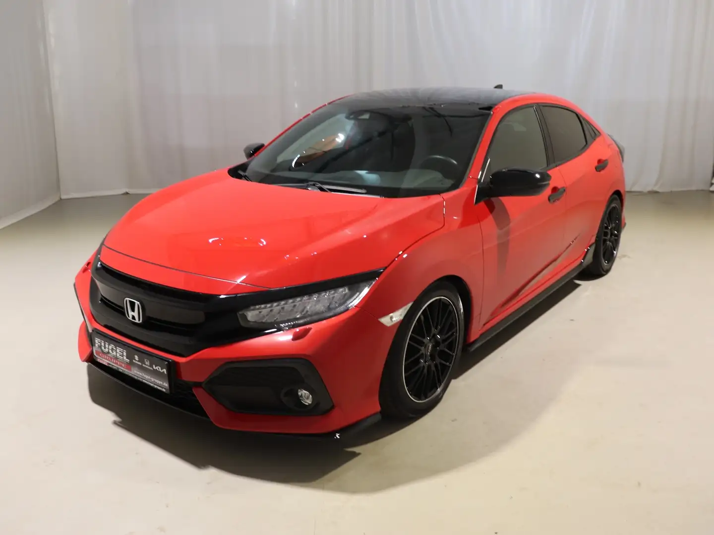 Honda Civic 1.5 i-VTEC Sport Plus CVT-AT FUGEL SPORT Piros - 2
