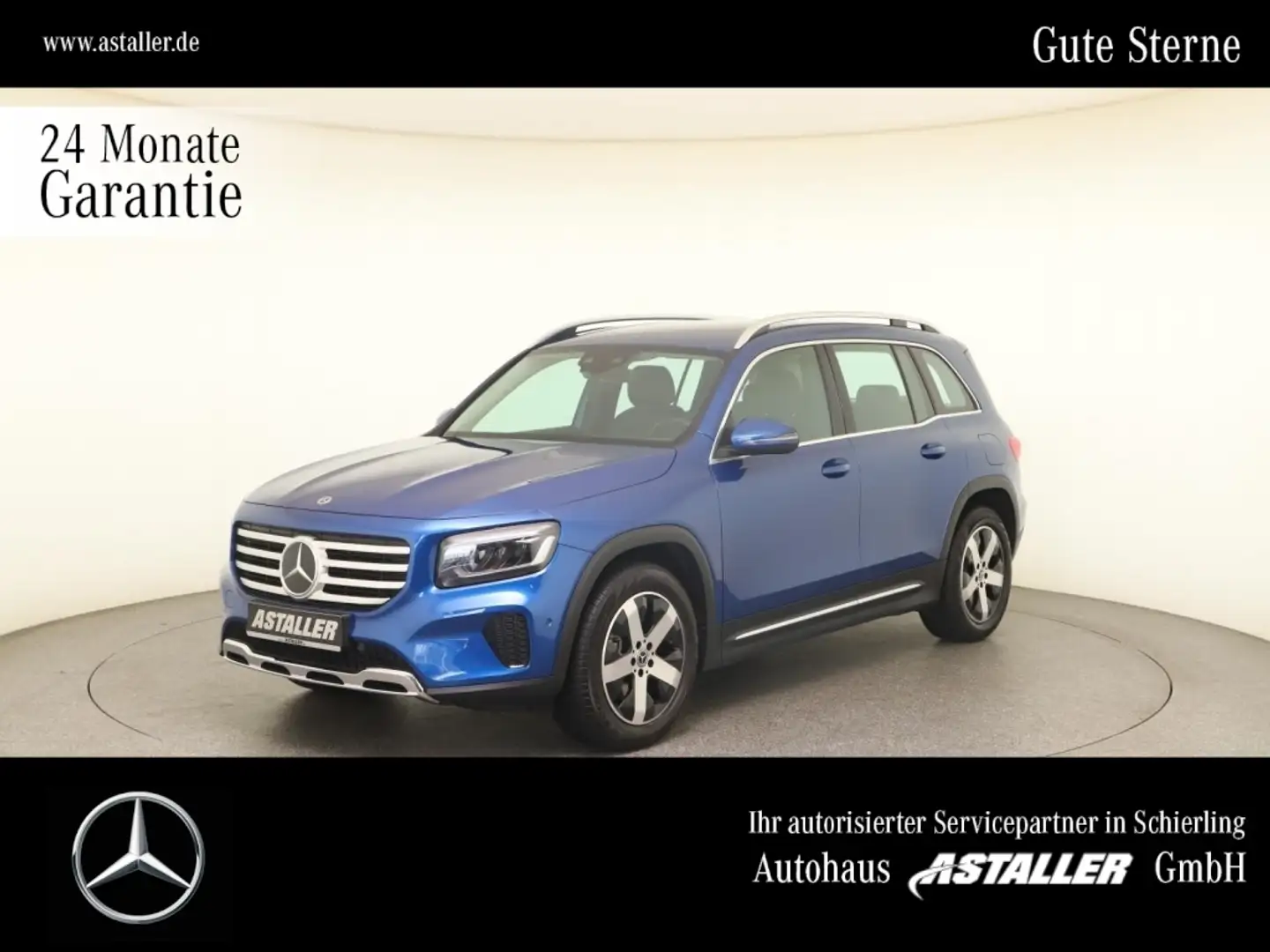 Mercedes-Benz GLB 250 4M Progressive LED+Wide+AHK+WiPa+Distro Blau - 1