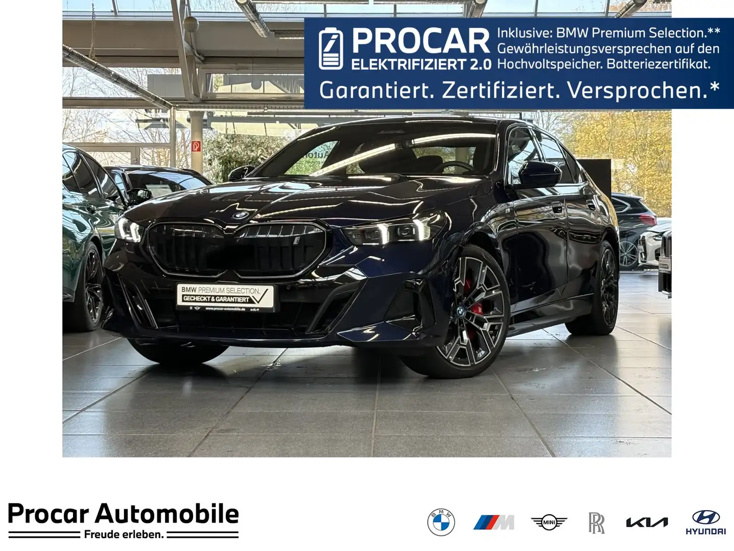 BMW i5 eDrive40 M Sport Pro Pano AHK DA/PA Prof B&W Blau - 1