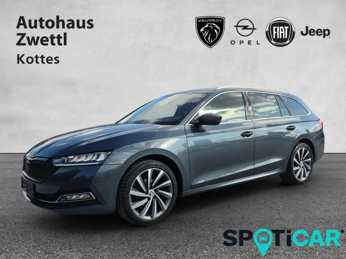 Skoda Octavia Cómbi 2,0 TDI Premium DSG *LED*AHK*SHZ*NAVI* Grau - 1