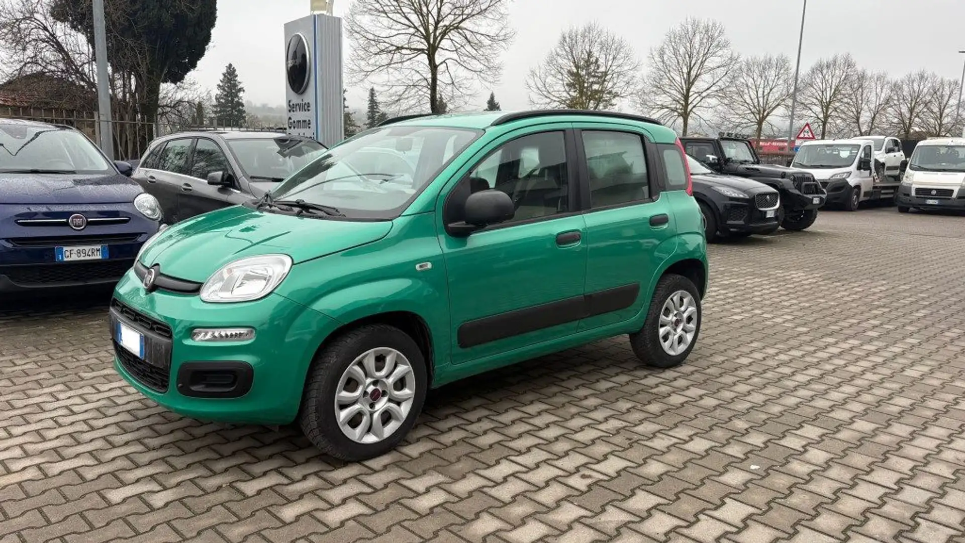 Fiat Panda 0.9 TwinAir Turbo Natural Power Pop X NEOPATENTATI Grün - 1