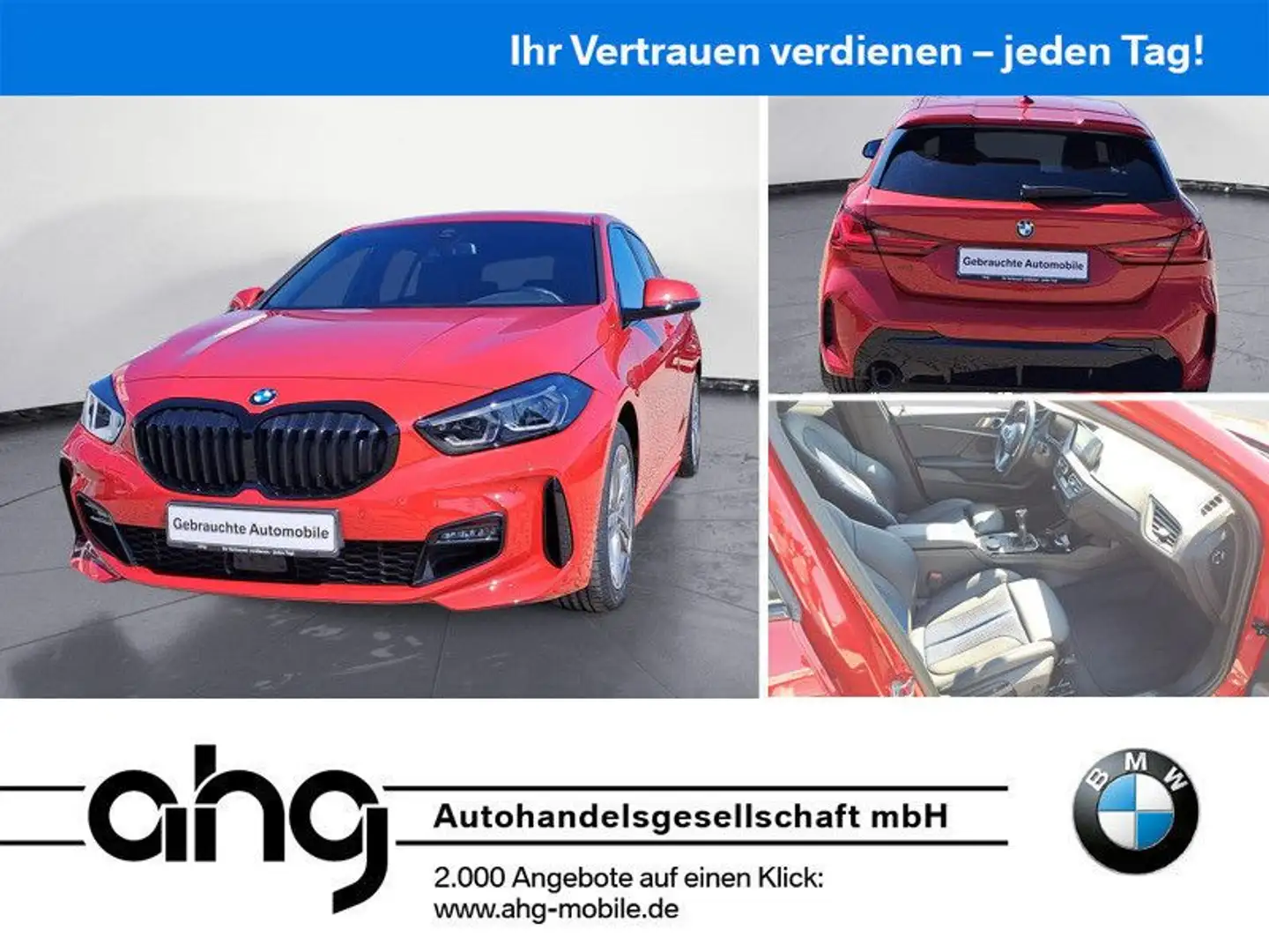 BMW 118 i M Sport Paket Klimaaut. Sportsitze PDC HIFI Rouge - 1