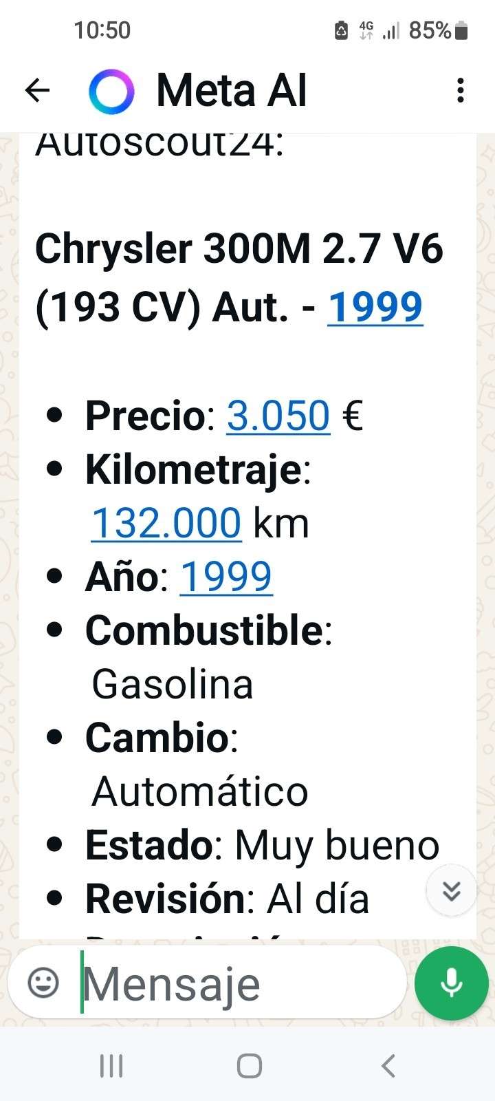 Chrysler 300 M 300M 2.7 Aut. - foto 1