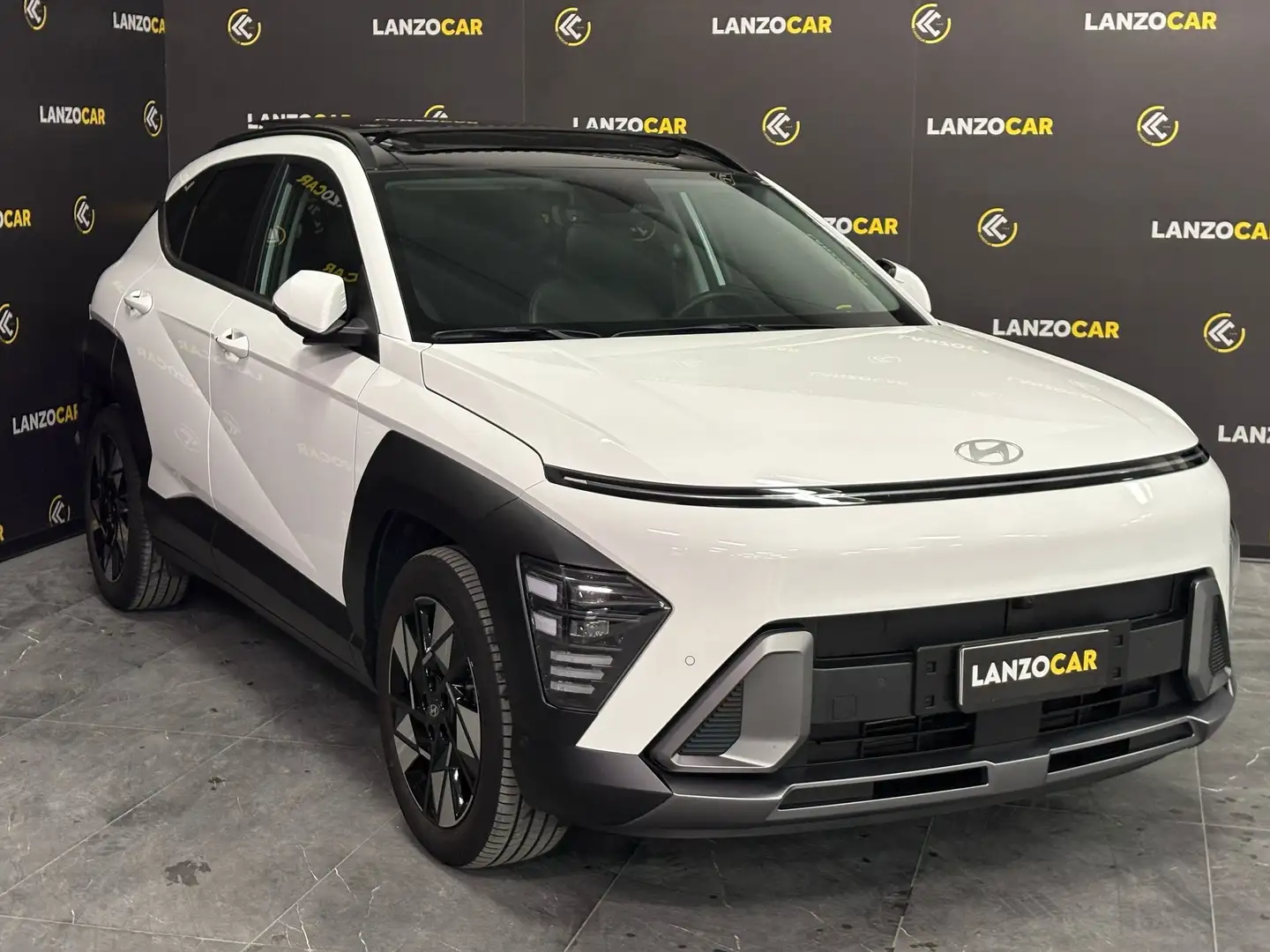 Hyundai KONA 1.6*PREMIUM PACK*IBRIDA*TETTO*360* Bianco - 2