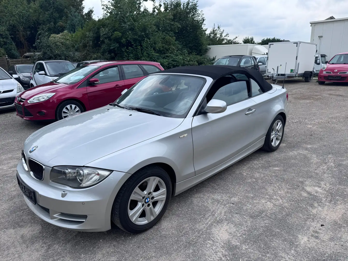 BMW 120 120d Cabrio Plateado - 1