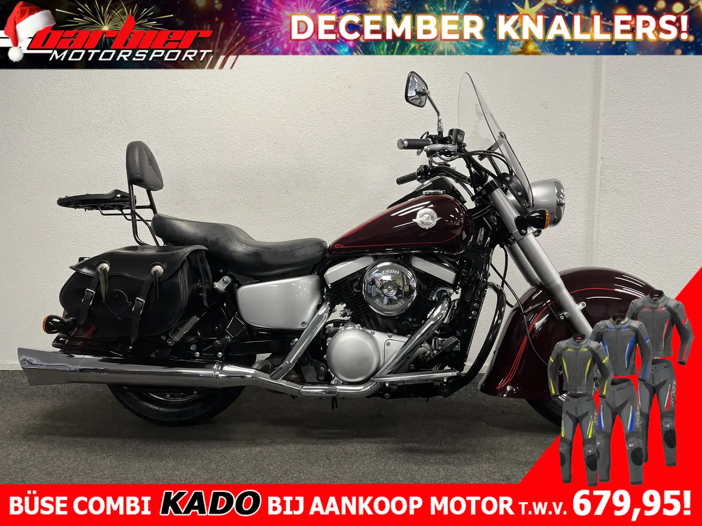 Kawasaki VN 1500 DRIFTER Rood - 1