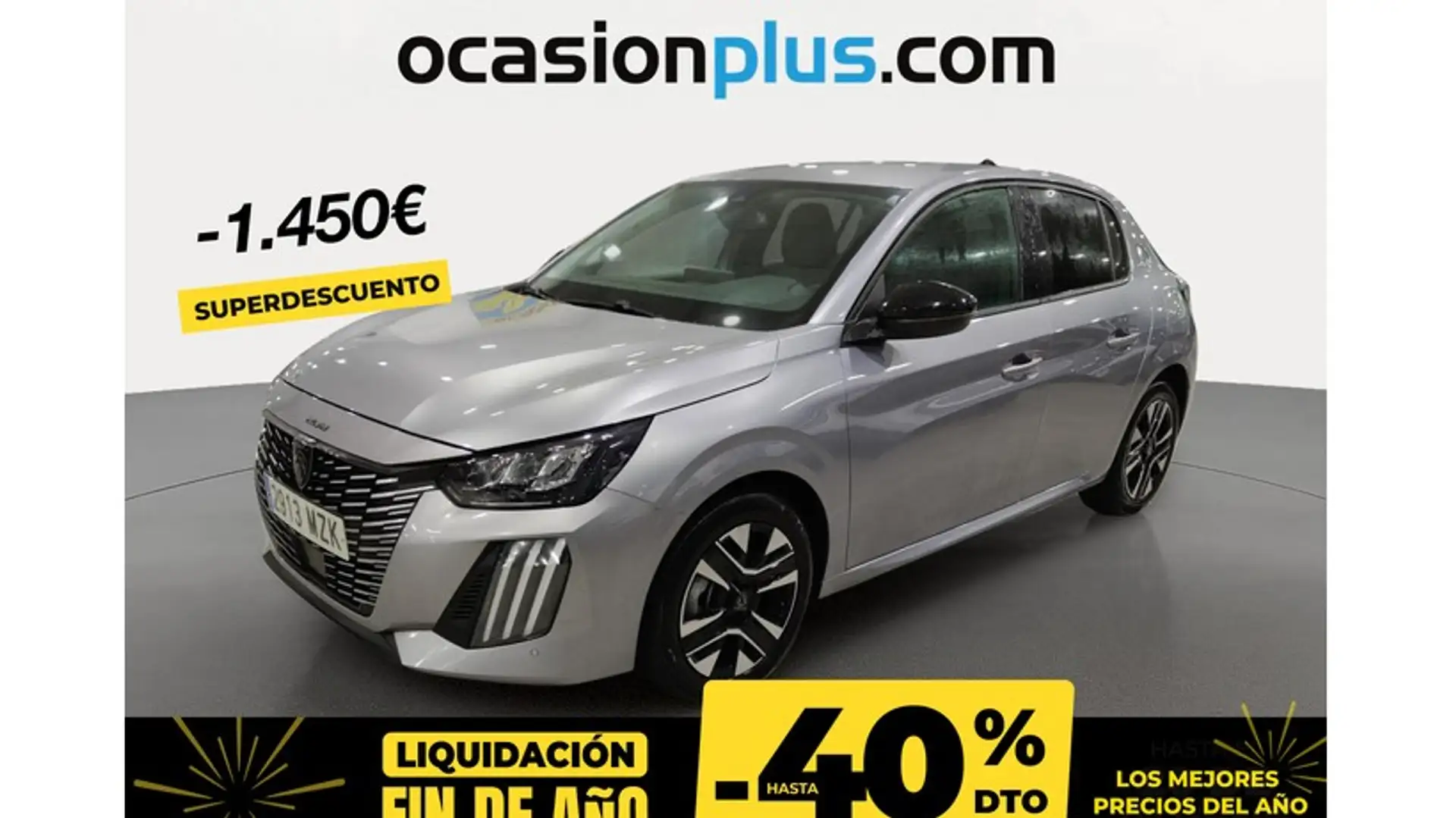 Peugeot 208 1.2 Puretech S&S Allure 100 Grau - 1