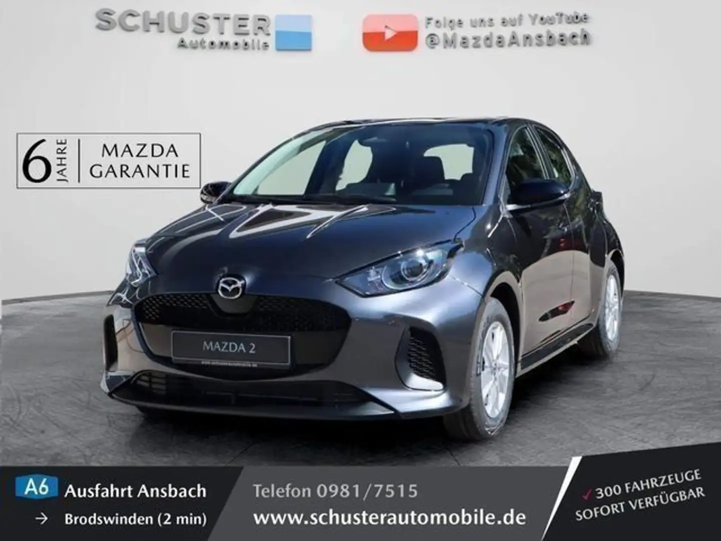 Mazda 2 Hybrid Centre-Line Automatik Kamera/Sitzheizun Сірий - 1