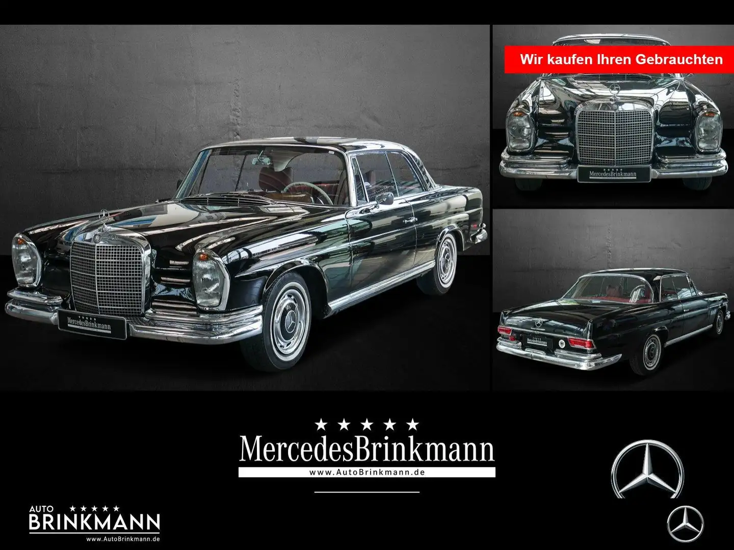 Mercedes-Benz 220 220 SEB / C Wertgutachten Note 2+/HU BIS 03/27 Zwart - 1