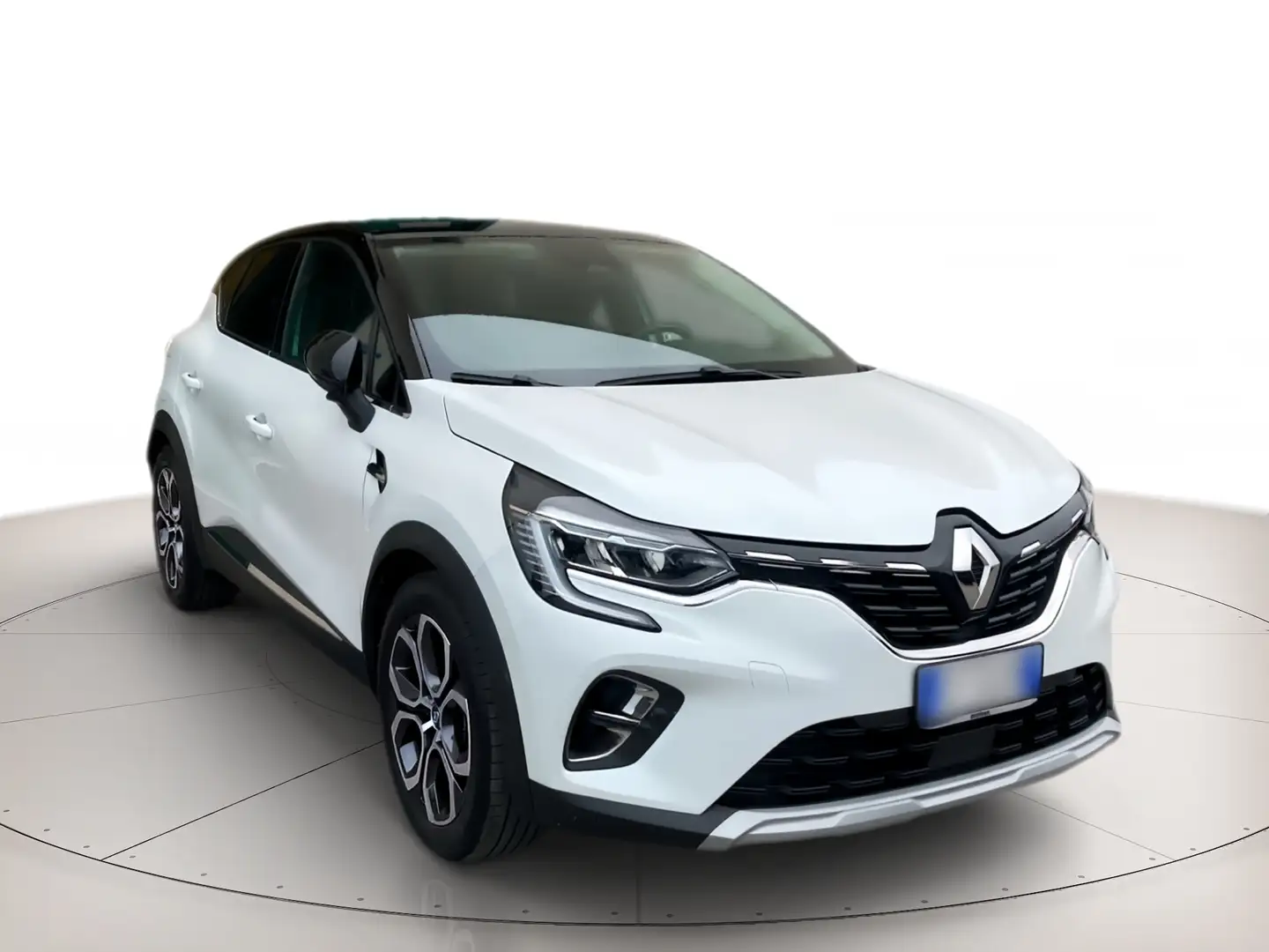 Renault Captur 1.6 E-Tech hybrid Intens 145cv auto Weiß - 2