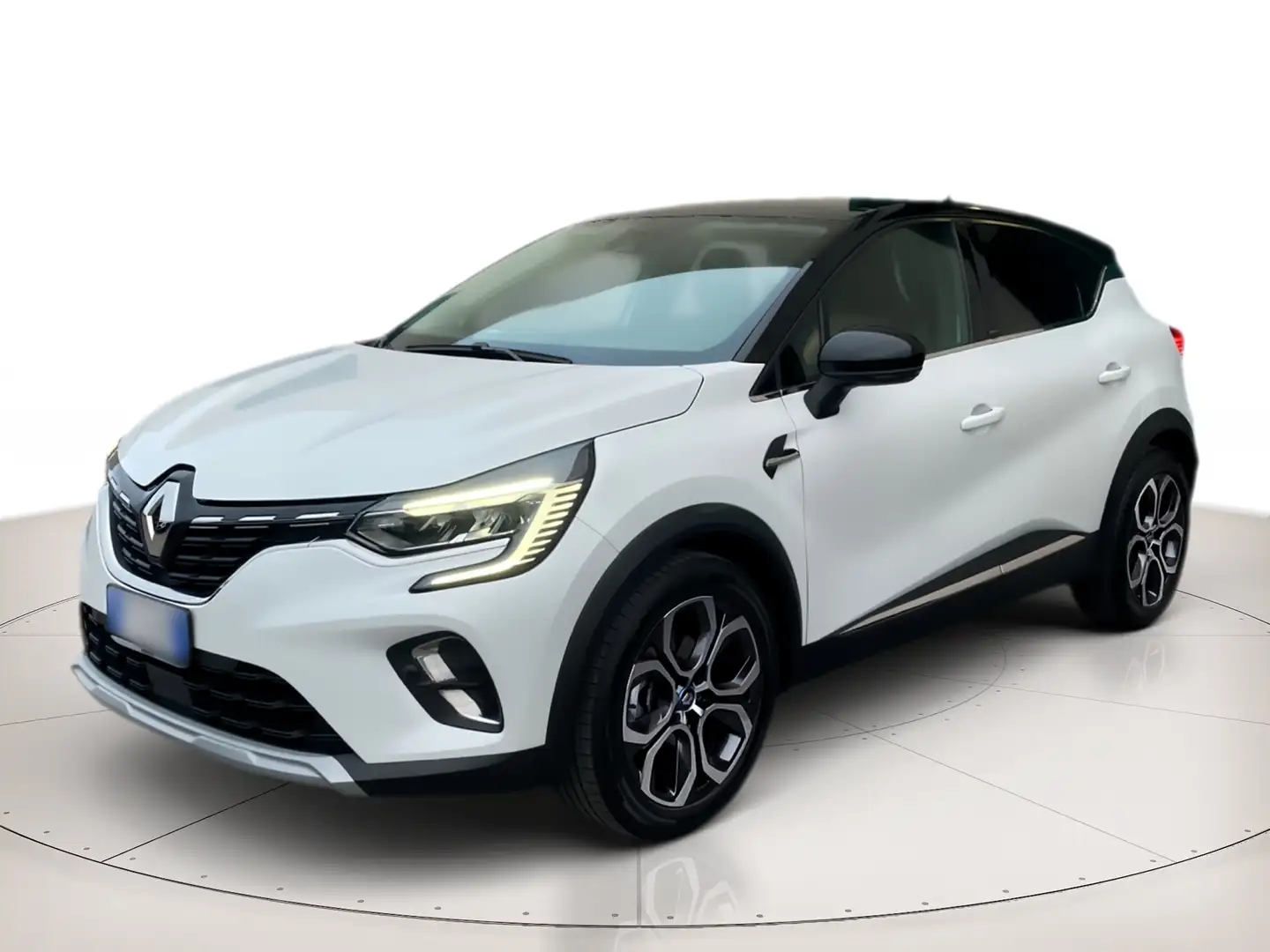 Renault Captur 1.6 E-Tech hybrid Intens 145cv auto Weiß - 1