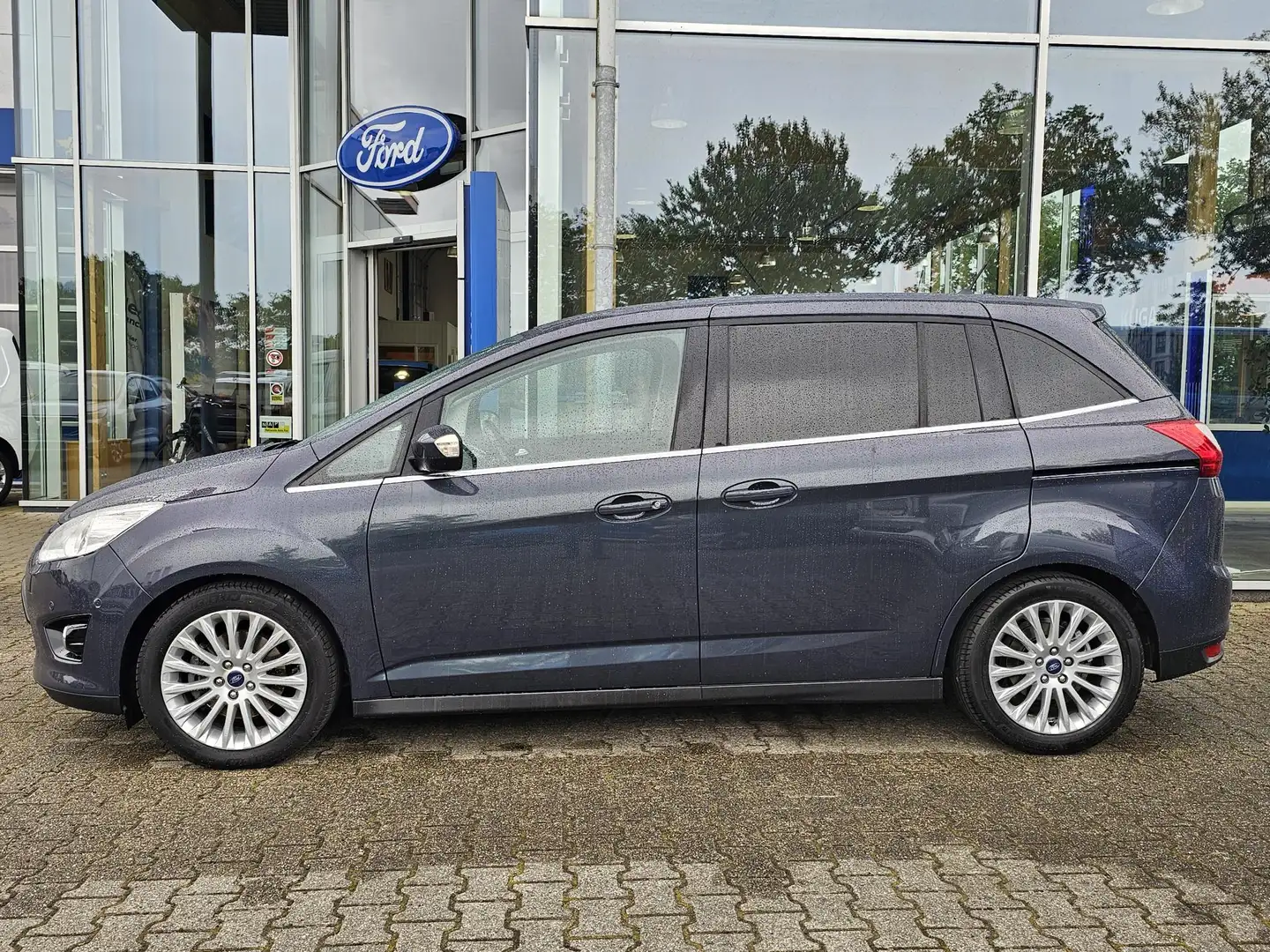 Ford Grand C-Max 1.6 EcoBoost Titanium 7p. Nieuwe distributieriem! Grijs - 2