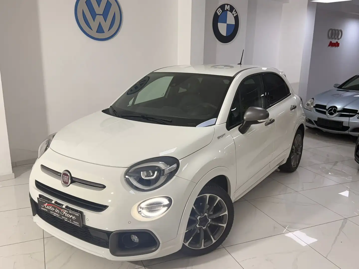 Fiat 500X 500X 1.6 mjt Sport 4x2 120cv my20 Blanc - 2
