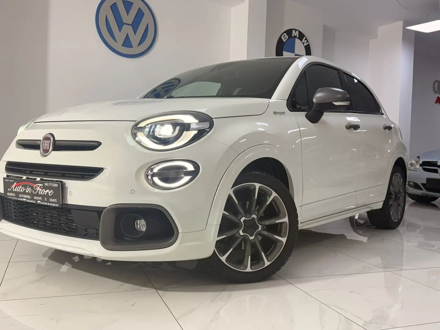 Fiat 500X 500X 1.6 mjt Sport 4x2 120cv my20 Blanc - 1