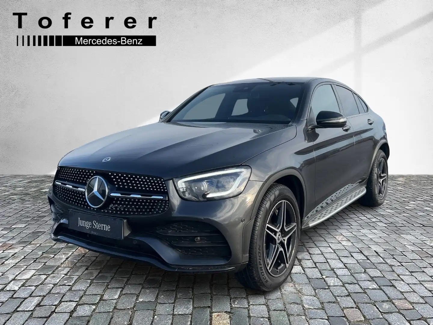 Mercedes-Benz GLC 220 d 4MATIC Coupé AMG Night MBUX Distr Navi Gris - 2