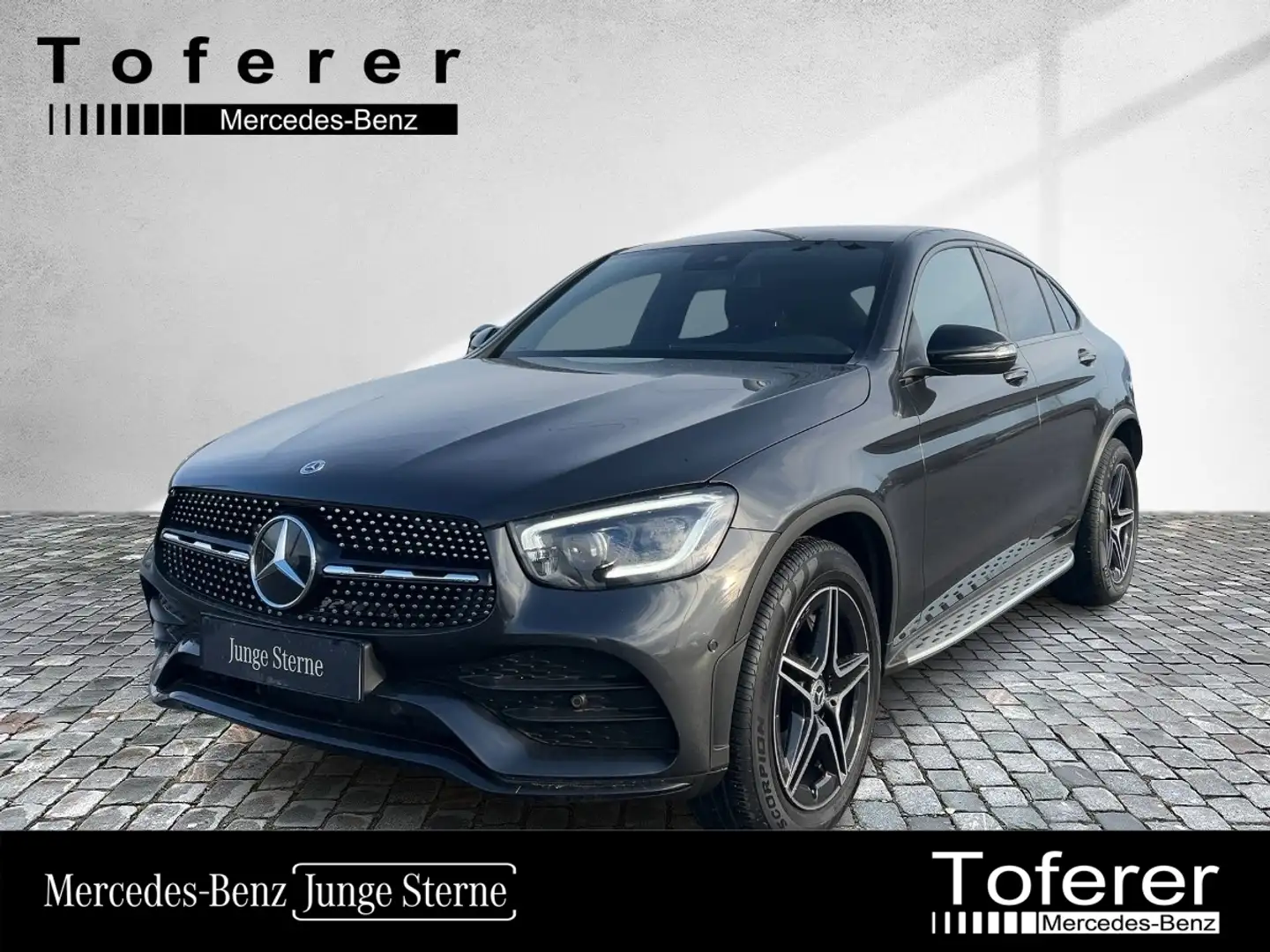Mercedes-Benz GLC 220 d 4MATIC Coupé AMG Night MBUX Distr Navi Gris - 1