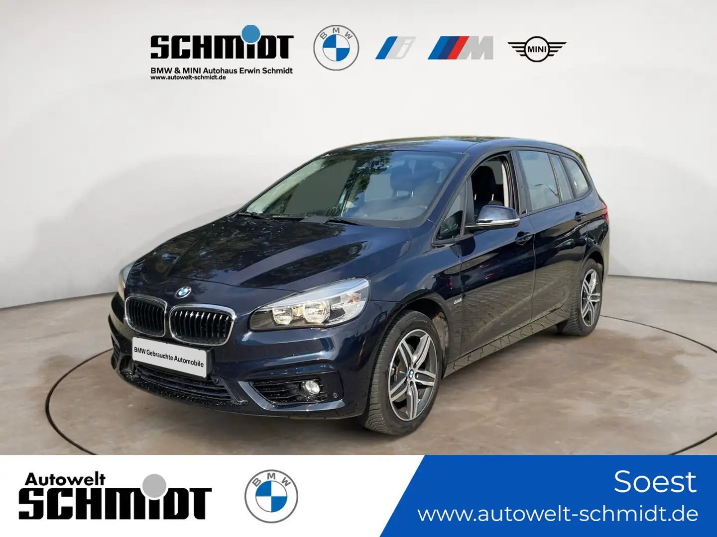 BMW 218 i Gran Tourer Sport Line + GARANTIE Bleu - 1