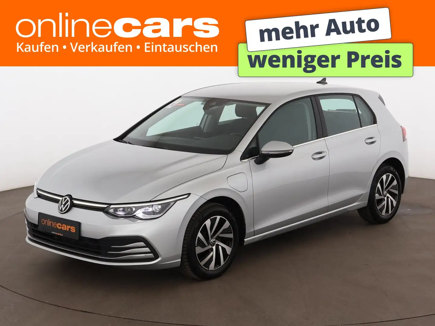 Volkswagen Golf VIII 1.4 Style PHEV Aut LED RADAR NAVI PDC Silber - 1