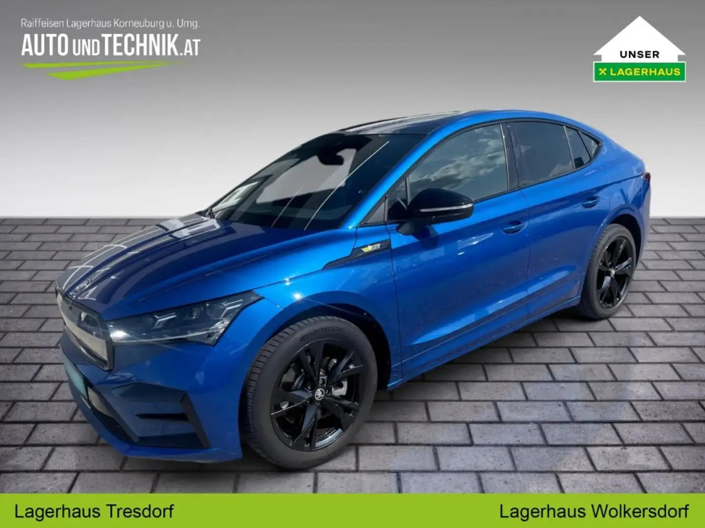 Skoda Enyaq Skoda Enyaq Elektro Coupe iV 82kWh RS Albastru - 1