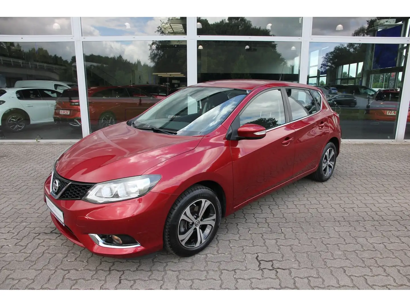 Nissan Pulsar Acenta 1.2 DIG-T Navi SHZ Klima RFK DAB Rot - 1