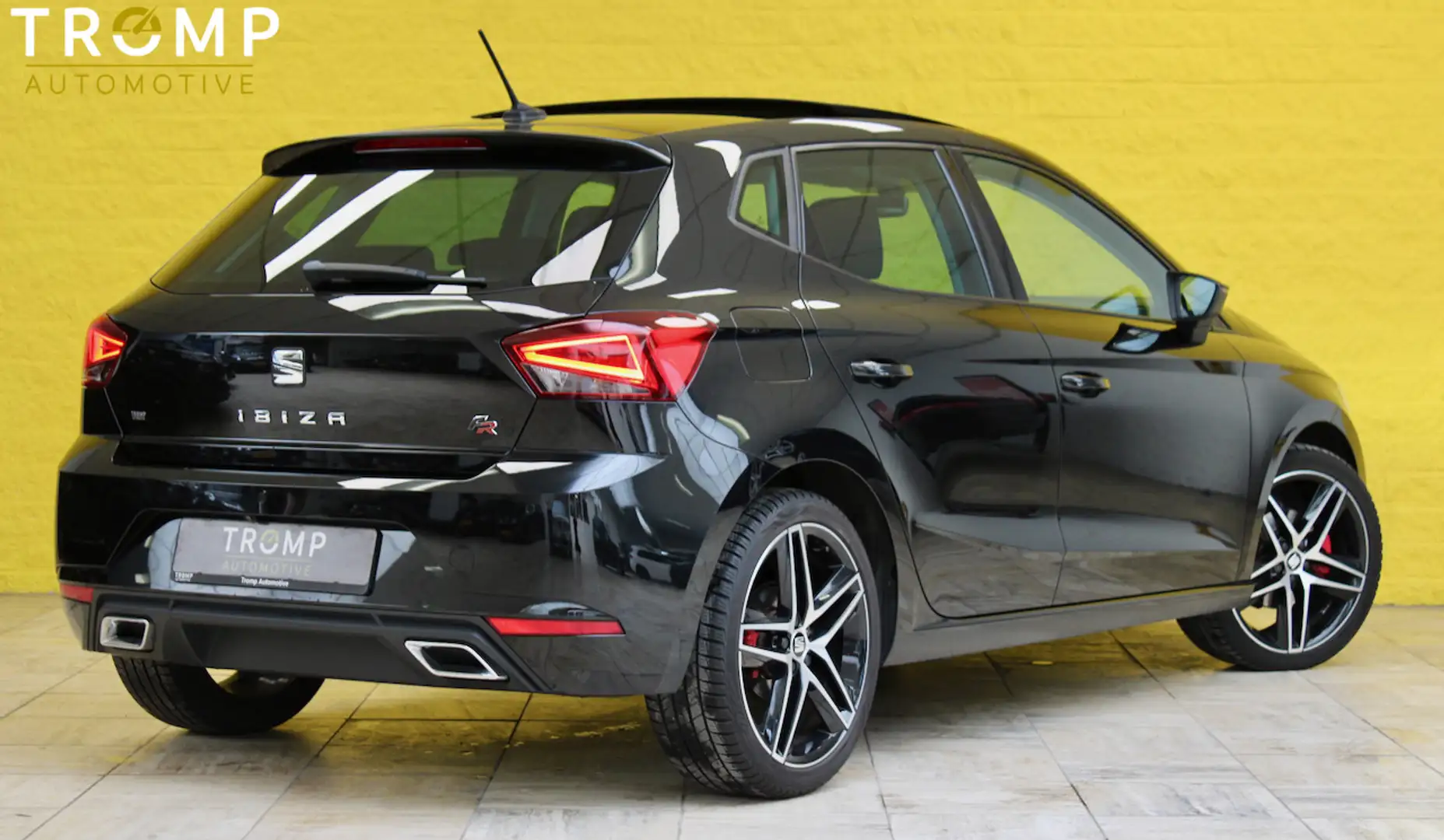 SEAT Ibiza 1.0 TSI FR Bus. Intense | 116 pk | Carplay | Pano Zwart - 2