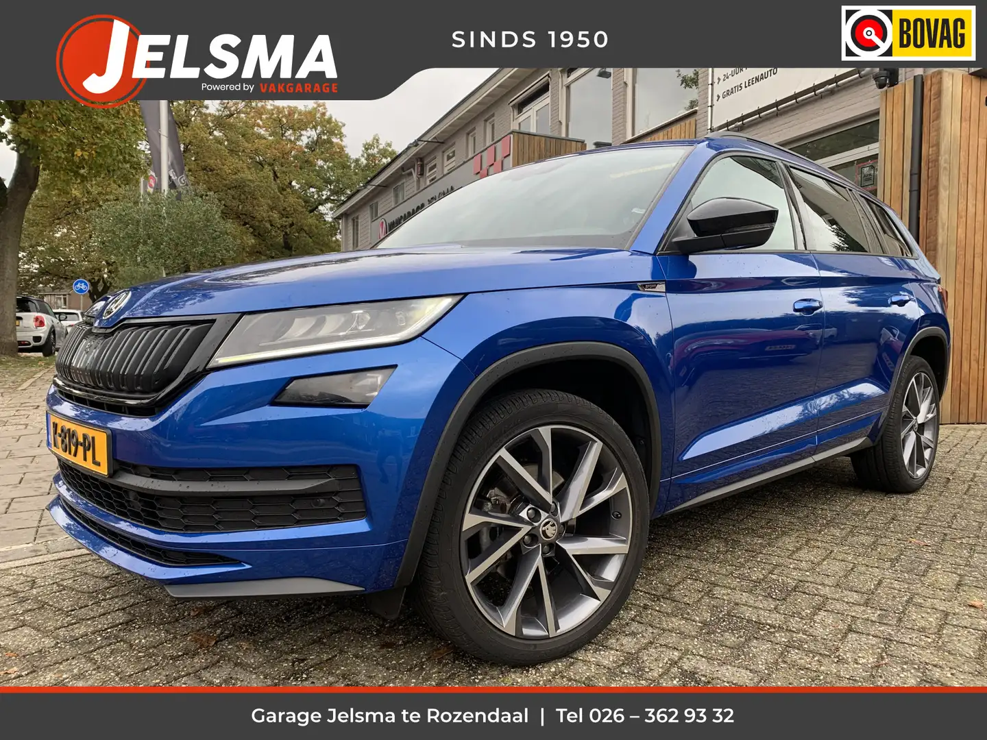 Skoda Kodiaq 1.5 TSi 150pk ACT Sportline 5p., Pano | Camera | 2 Blauw - 1