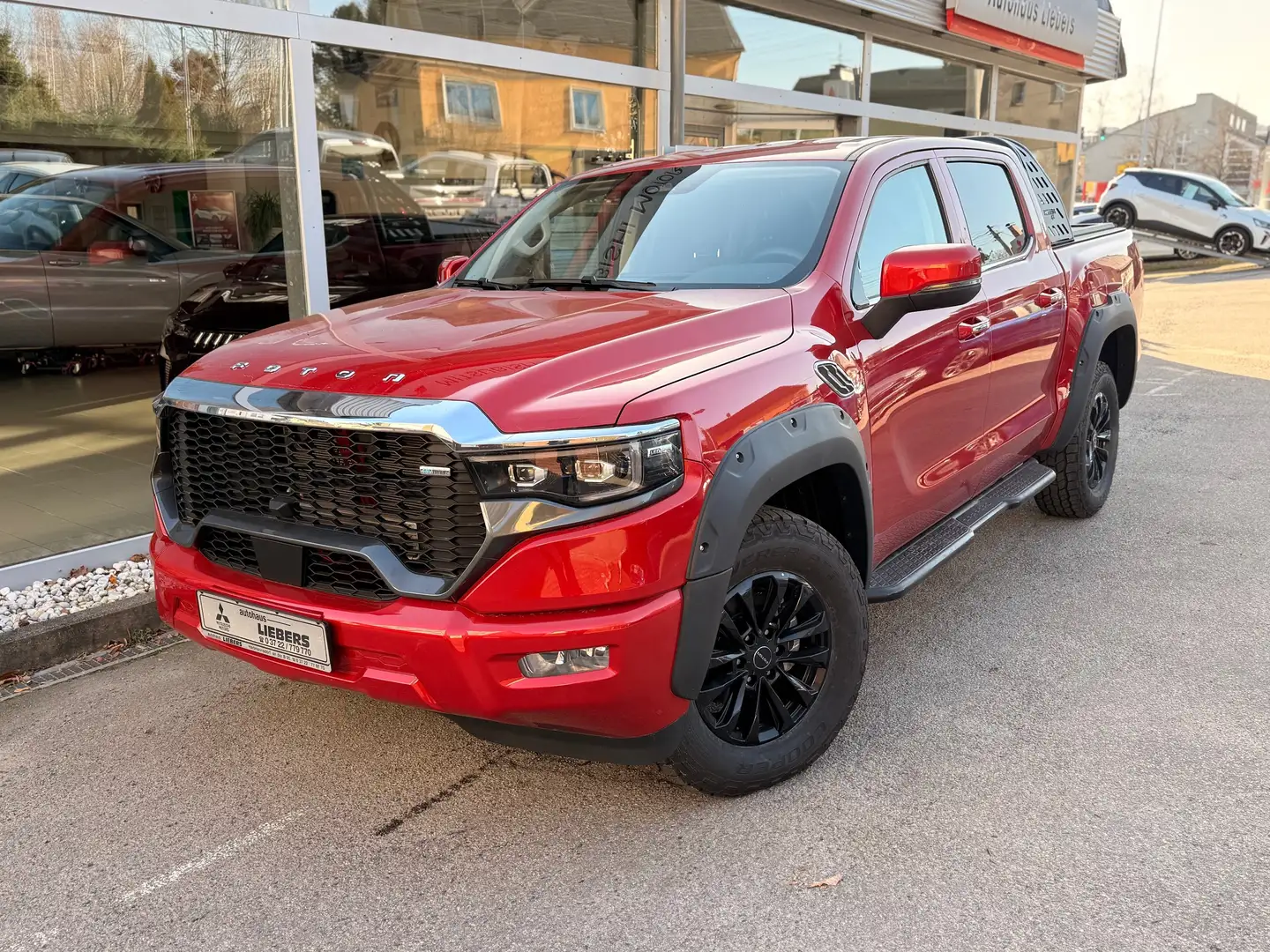 Foton 4 Edition #Laderaumabdeckung+Bügel# Rot - 1