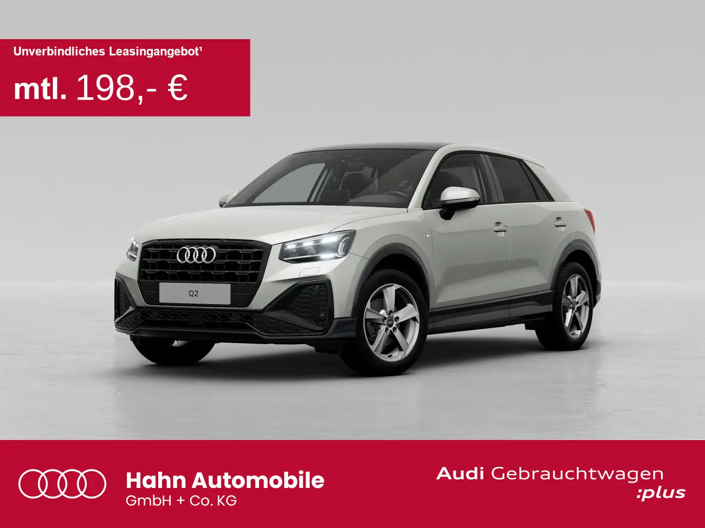 Audi Q2 35 TFSI S line AHK Navi CAM Pano Matrix Einph Silber - 1