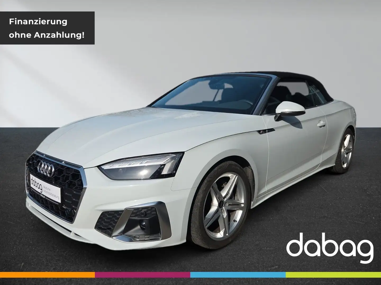 Audi A5 Cabriolet 40 TFSI /S-line/Matrix/Navi/ Kamera Weiß - 1