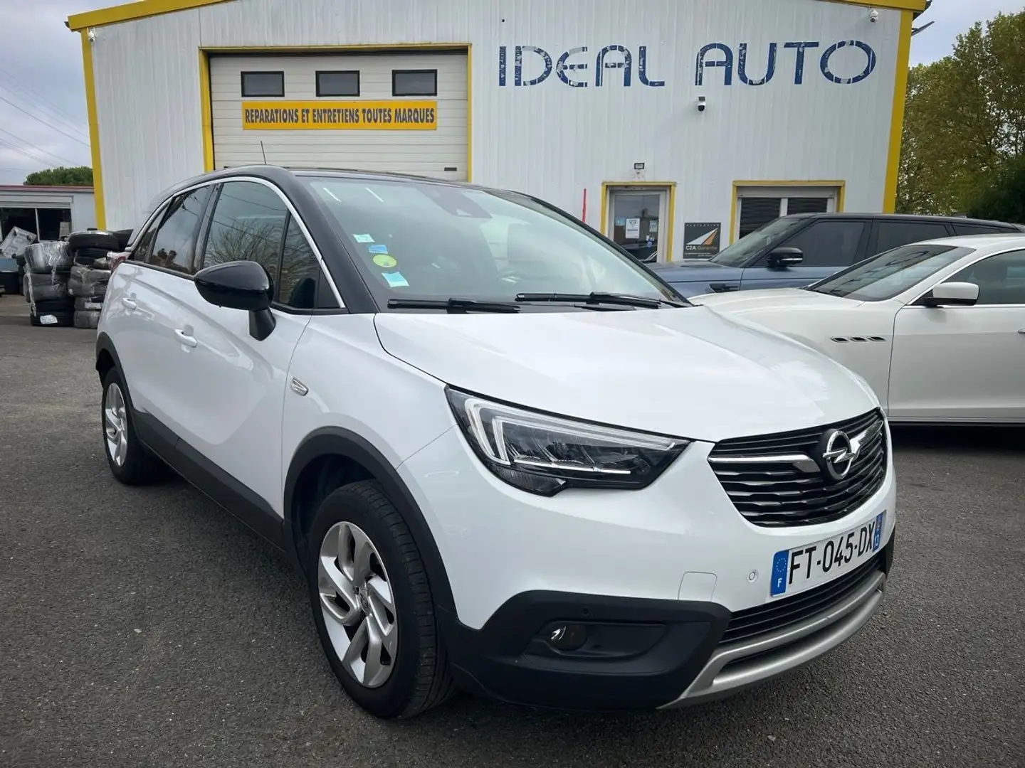 Opel Crossland X 1.5 D 120CH ELEGANCE BUSINESS BVA EURO 6D-T Blanc - 1