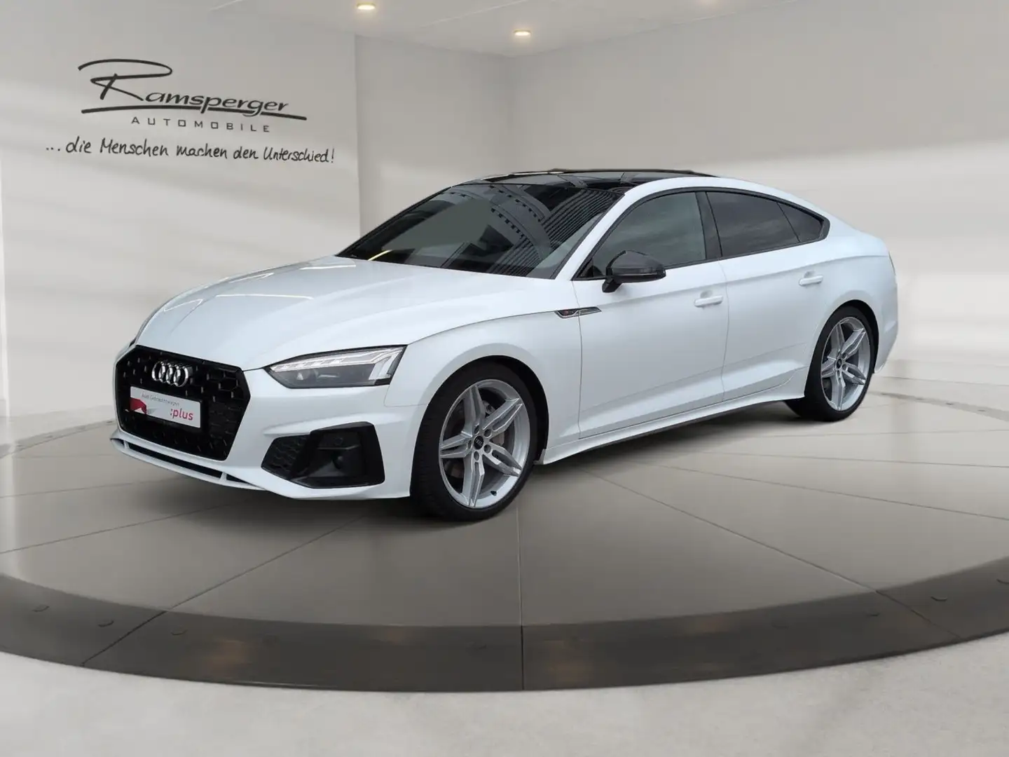 Audi A5 S line 40 TDI Matrix Pano Kamera Weiß - 2