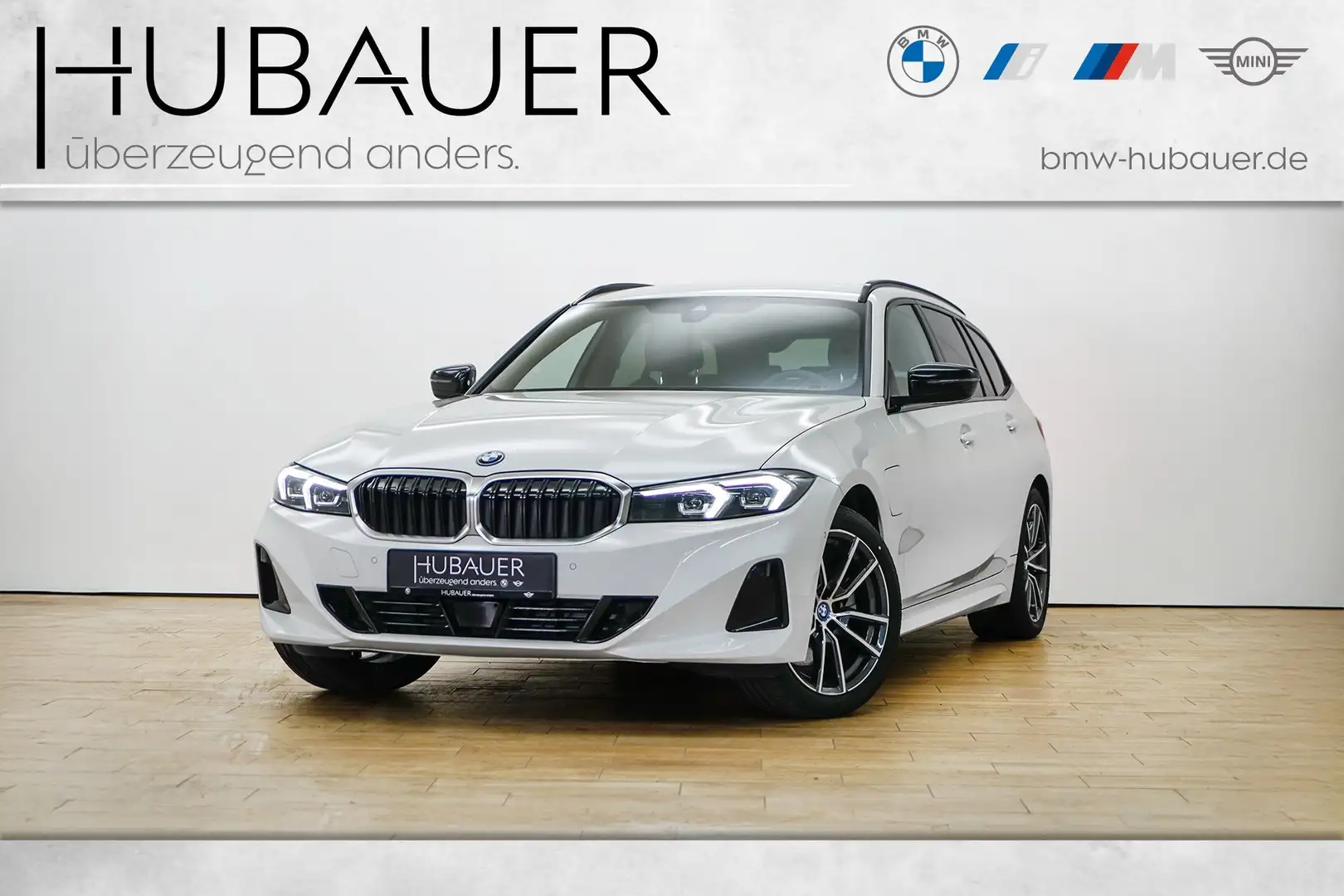 BMW 320 e Touring [Sport Line, AHK, ACC, RFK, 18" LMR] Weiß - 1