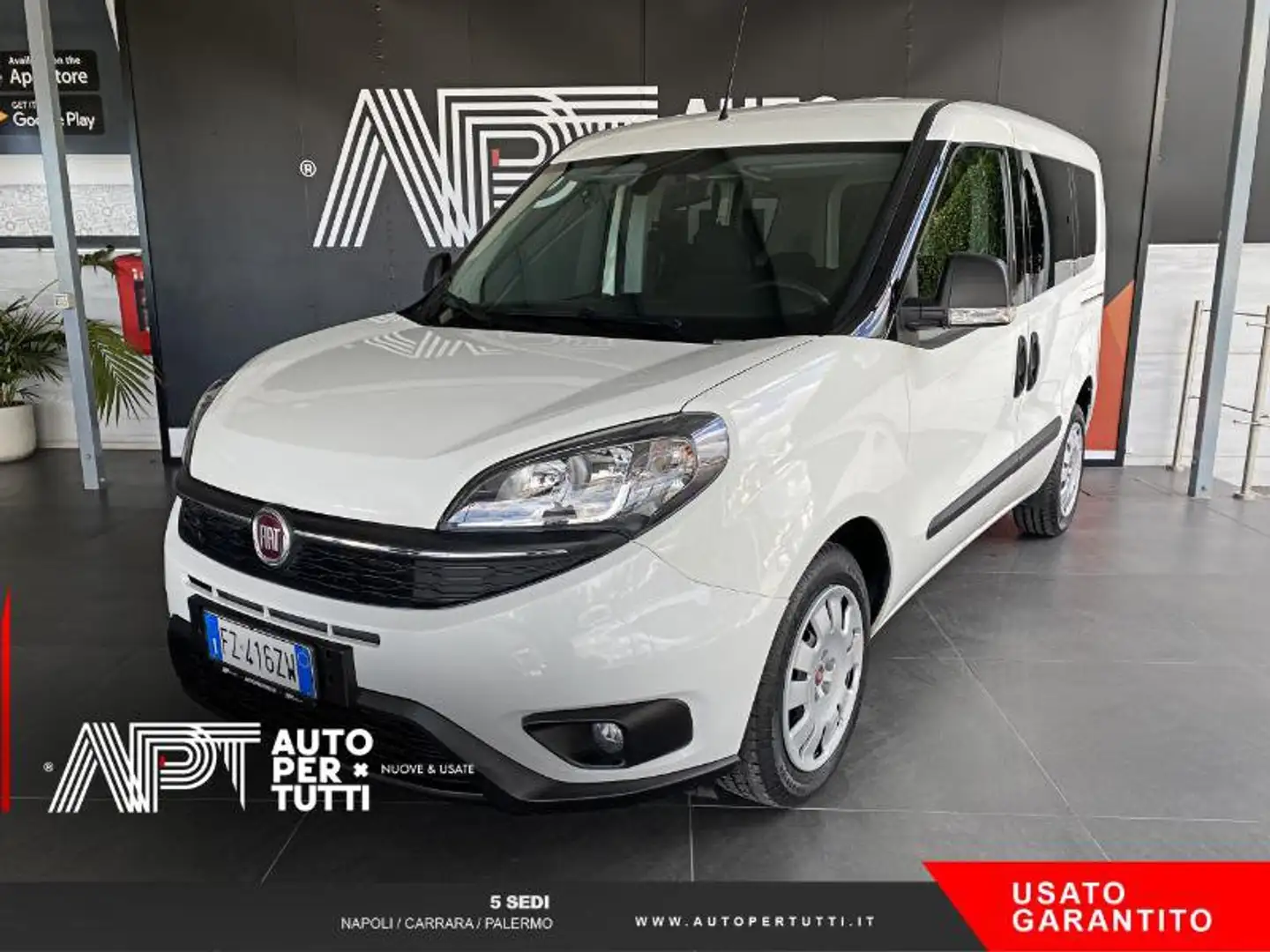 Fiat Doblo Doblo 1.6 mjt 16v Easy s&s 105cv Bianco - 1