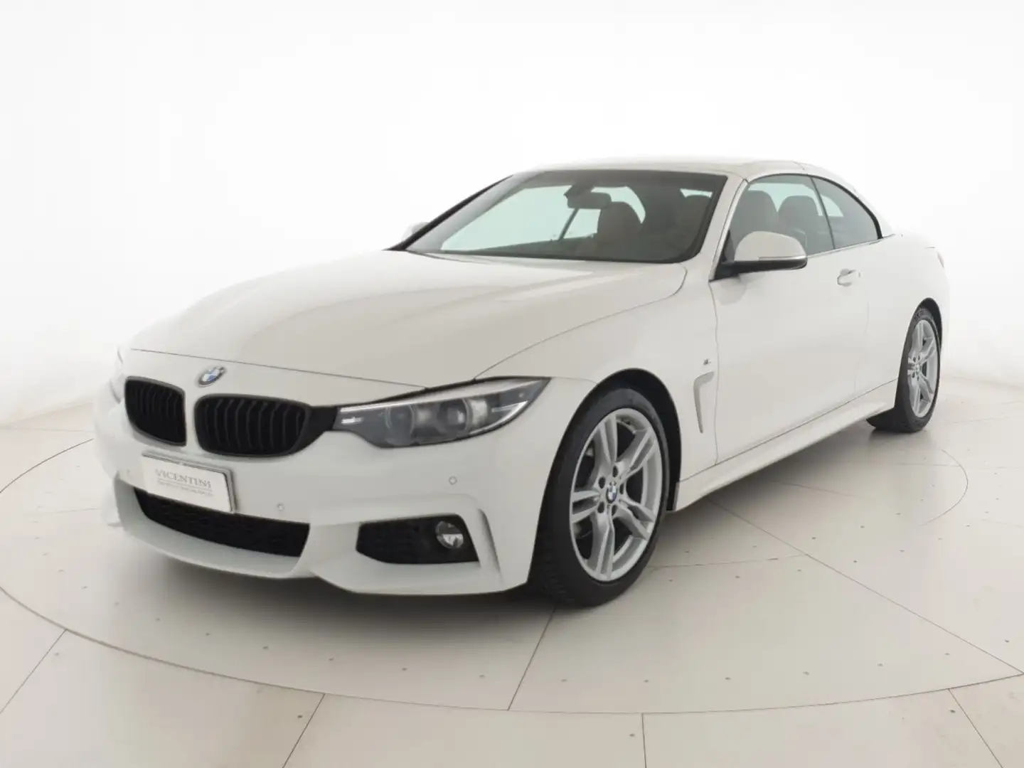 BMW 420 420i cabrio msport auto Bianco - 1