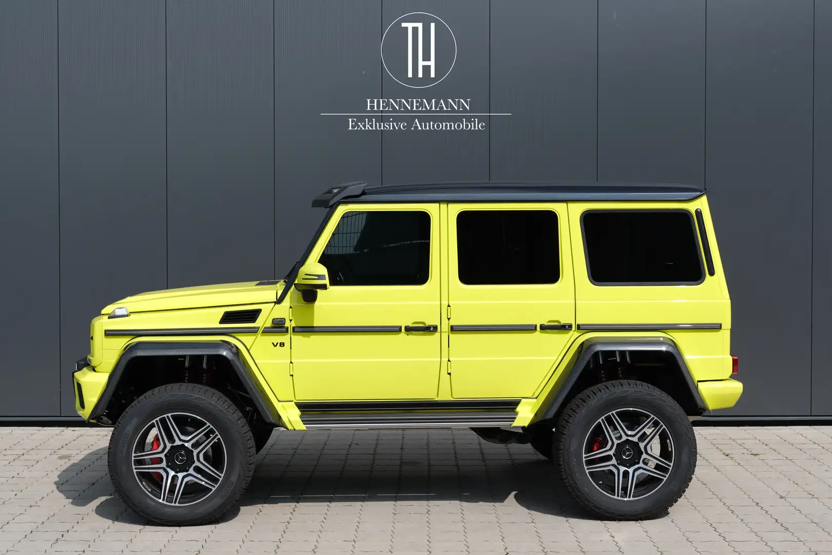 Mercedes-Benz G 500 4x4²*ElectricBeam*Brabus*Designo*H&K*1.Hand Sárga - 2