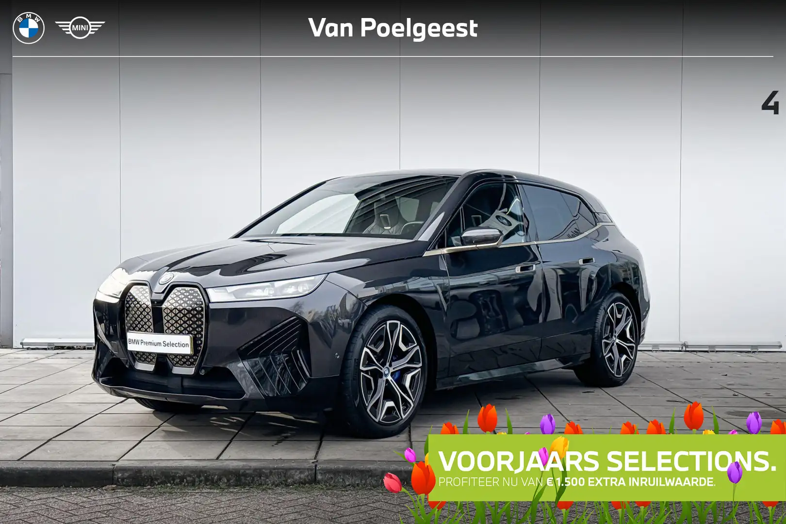 BMW iX xDrive40 High Executive M-Sport / Copilot Pack / P Grijs - 1