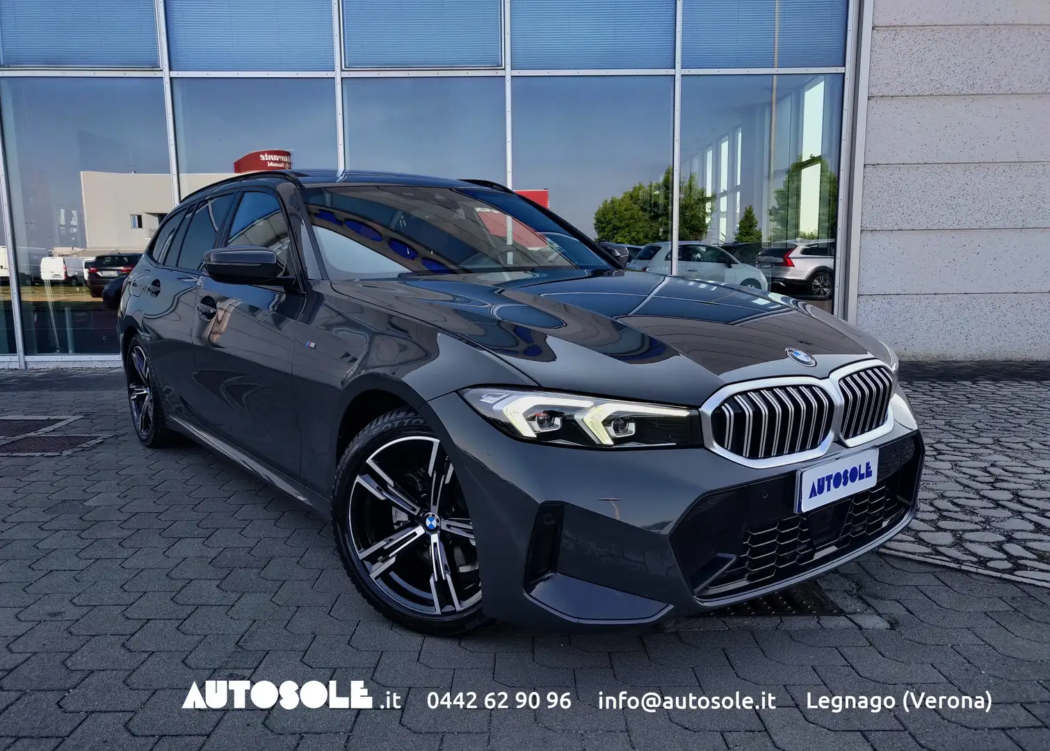 BMW 320 Touring MH48V Msport Automatica Grigio - 1