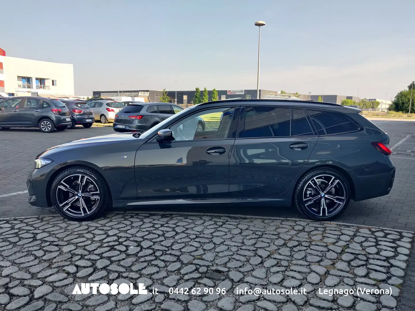 BMW 320 Touring MH48V Msport Automatica Grigio - 2