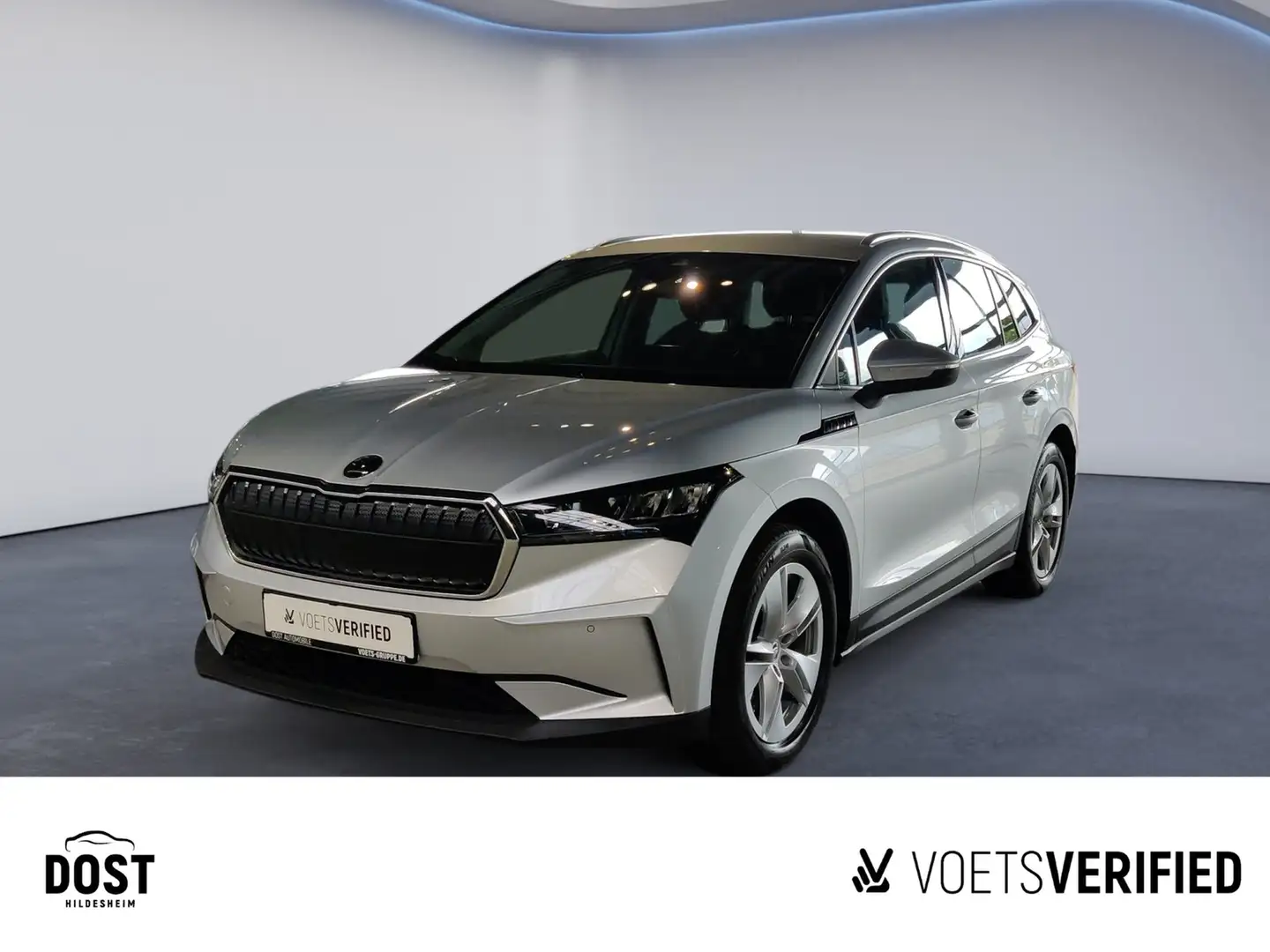 Skoda Enyaq iV 80 Loft ACC+AHK+DAB+KLIMA+LED+NAVI Plateado - 1