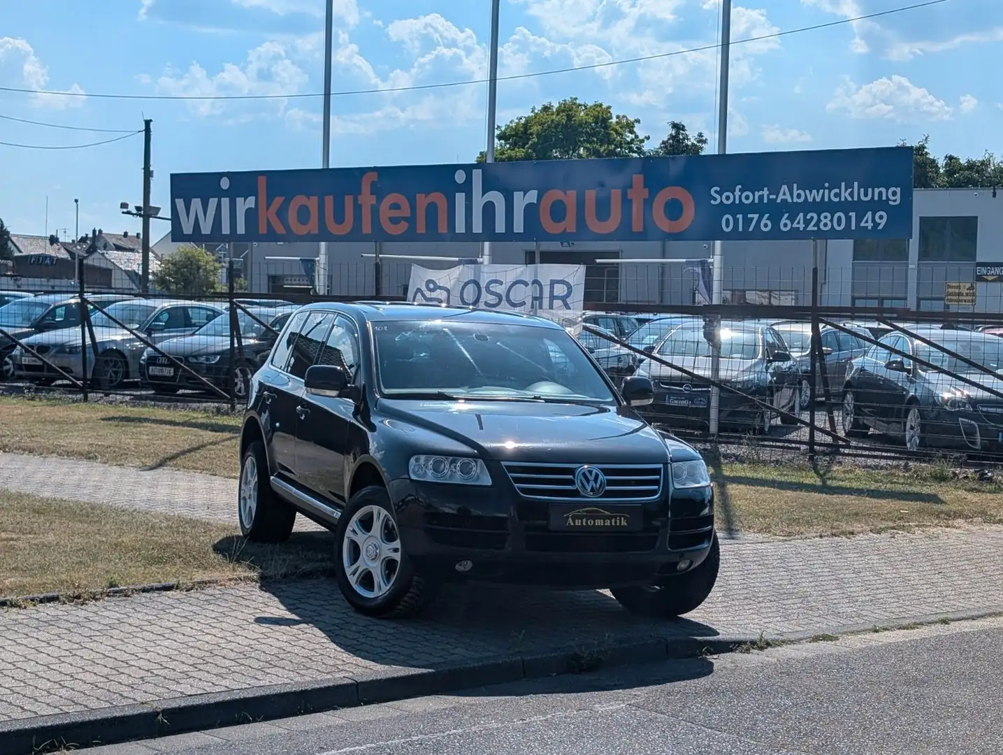 Volkswagen Touareg V6 TDI*LEDER*TEMPOMAT*XENON*AHK !! Zwart - 1