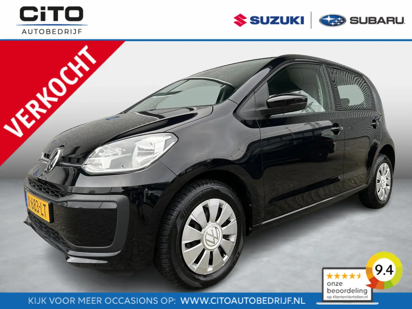 Volkswagen up! 1.0 | NL auto | dec. 2023 | Parkeersensoren | Blue Zwart - 1
