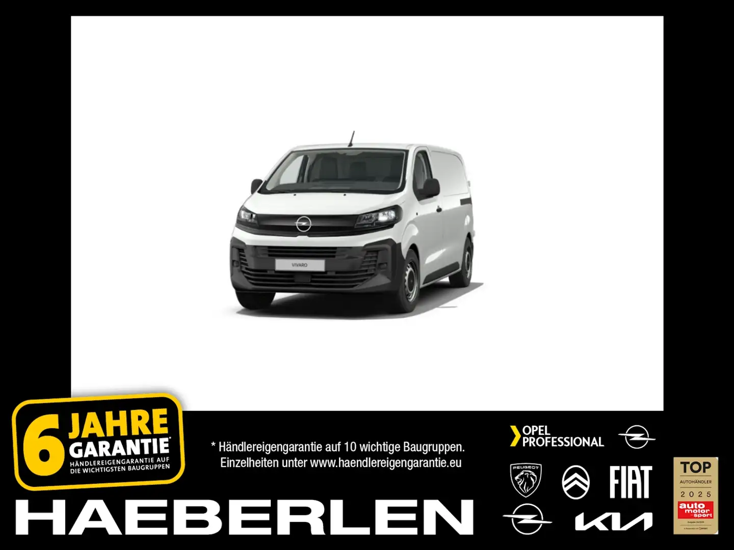 Opel Vivaro Cargo L2 2.0 145PS *Navi*AHK*Kamera* Weiß - 1