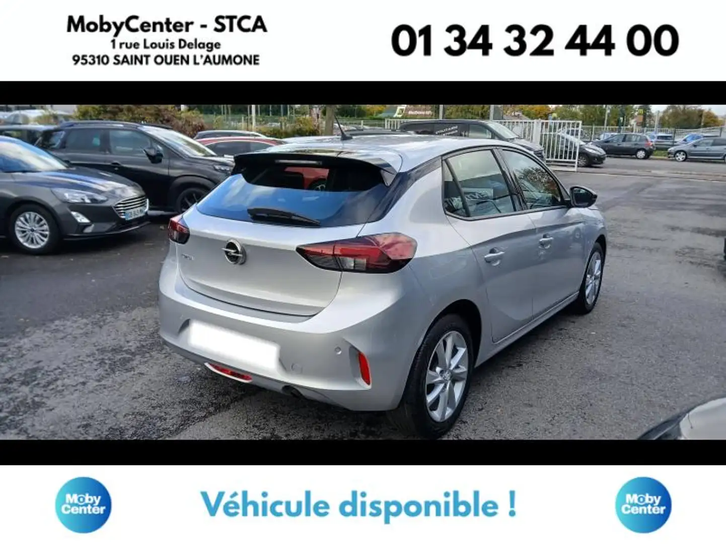 Opel Corsa-e 1.2 75ch Elegance Business Gris - 2