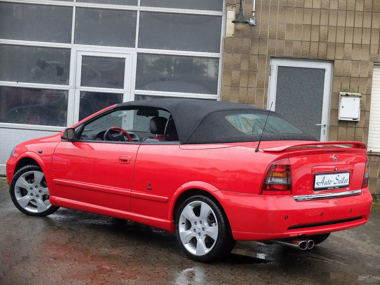 Opel Astra G Cabrio 1.8 16V orig. 67Tkm - MAKELLOS - Rouge - 2