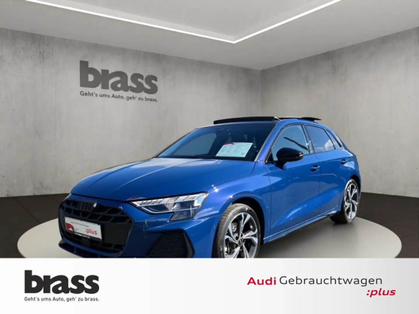 Audi A3 S line 35 TFSI S tronic Bleu - 1