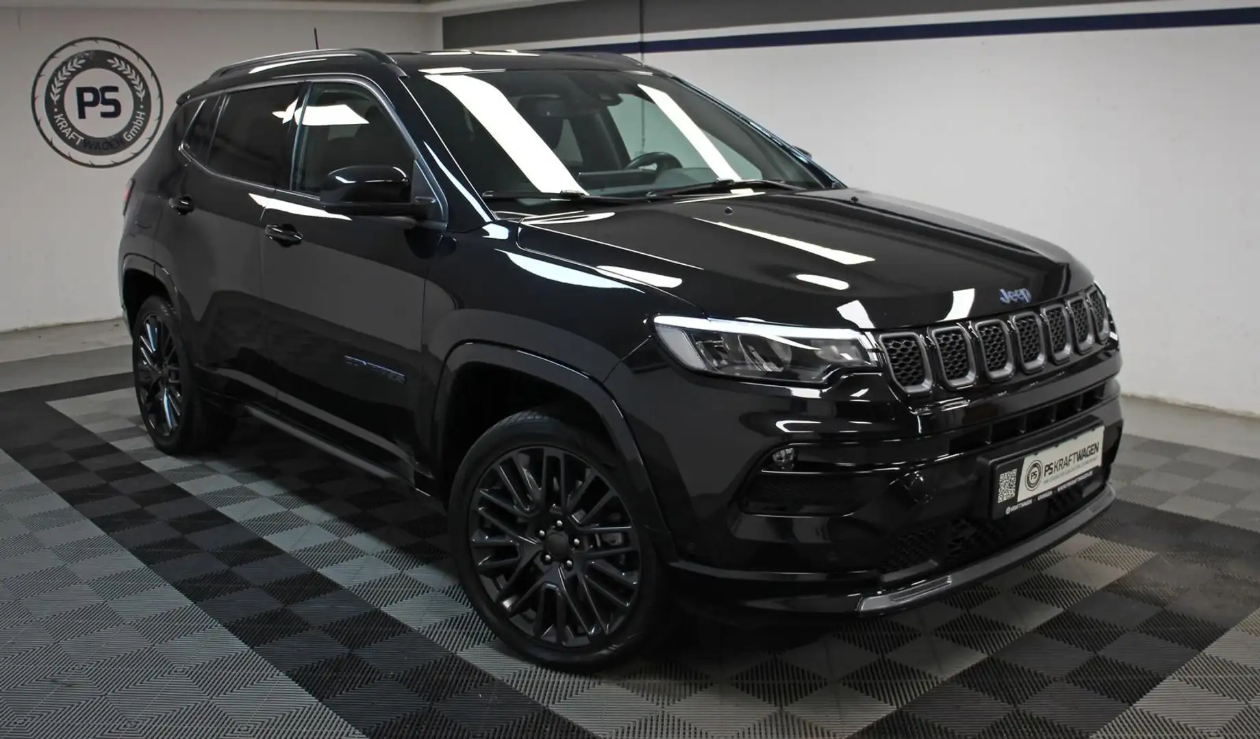 Jeep Compass S Plug-In Hybrid 4WD ACC NAVI KAMERA LED Zwart - 2