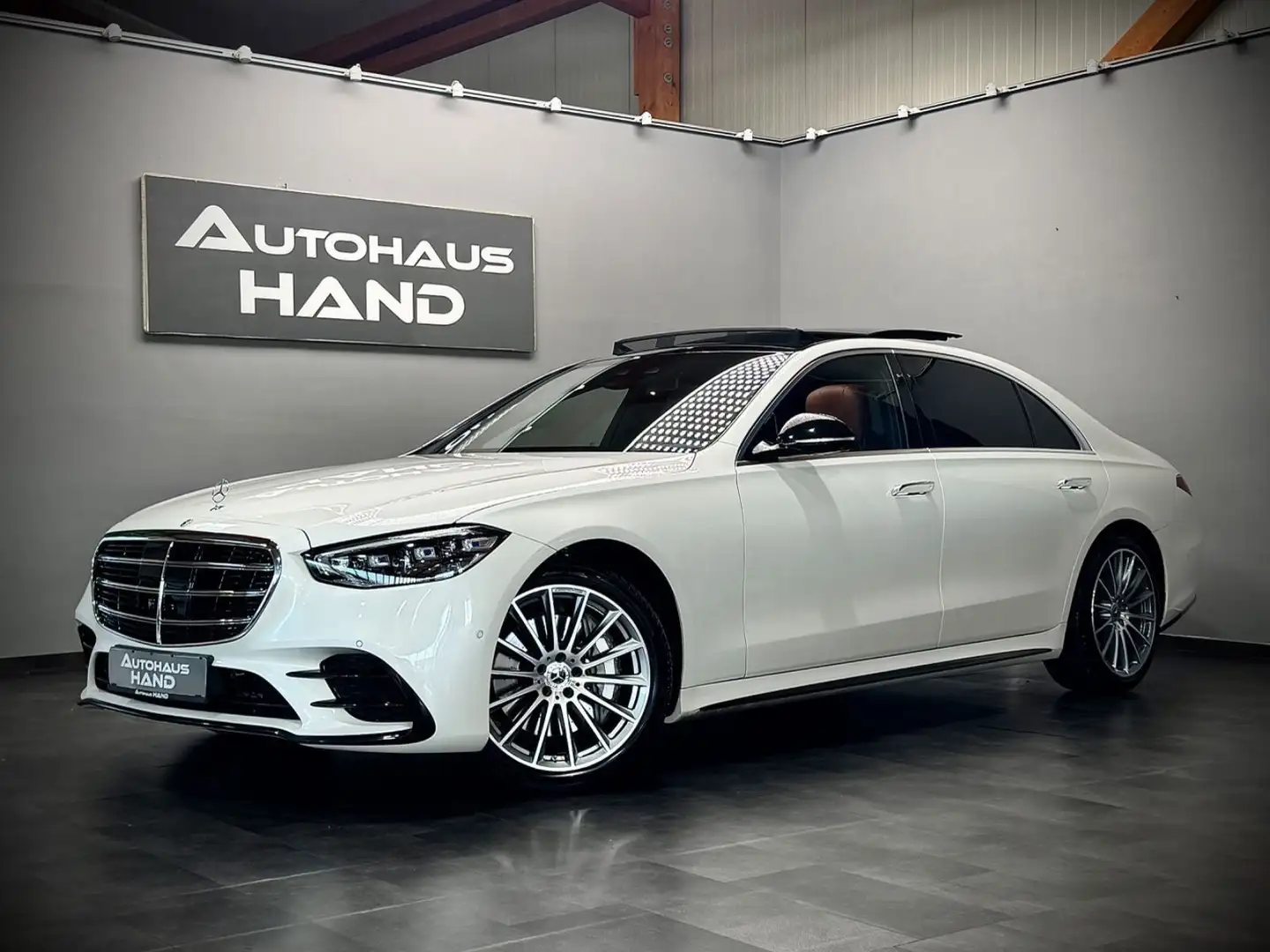 Mercedes-Benz S 400 S400d*4Matic L*Navi*AMG*Pano*Luftfederung* Weiß - 1
