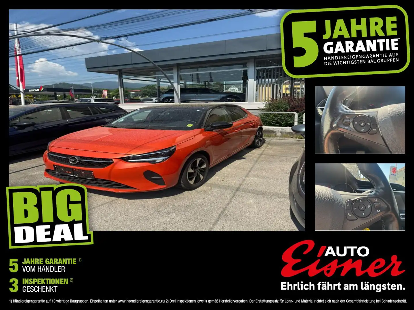 Opel Corsa F 1.2 Edition DynLicht Fernlichtass. LED Orange - 1