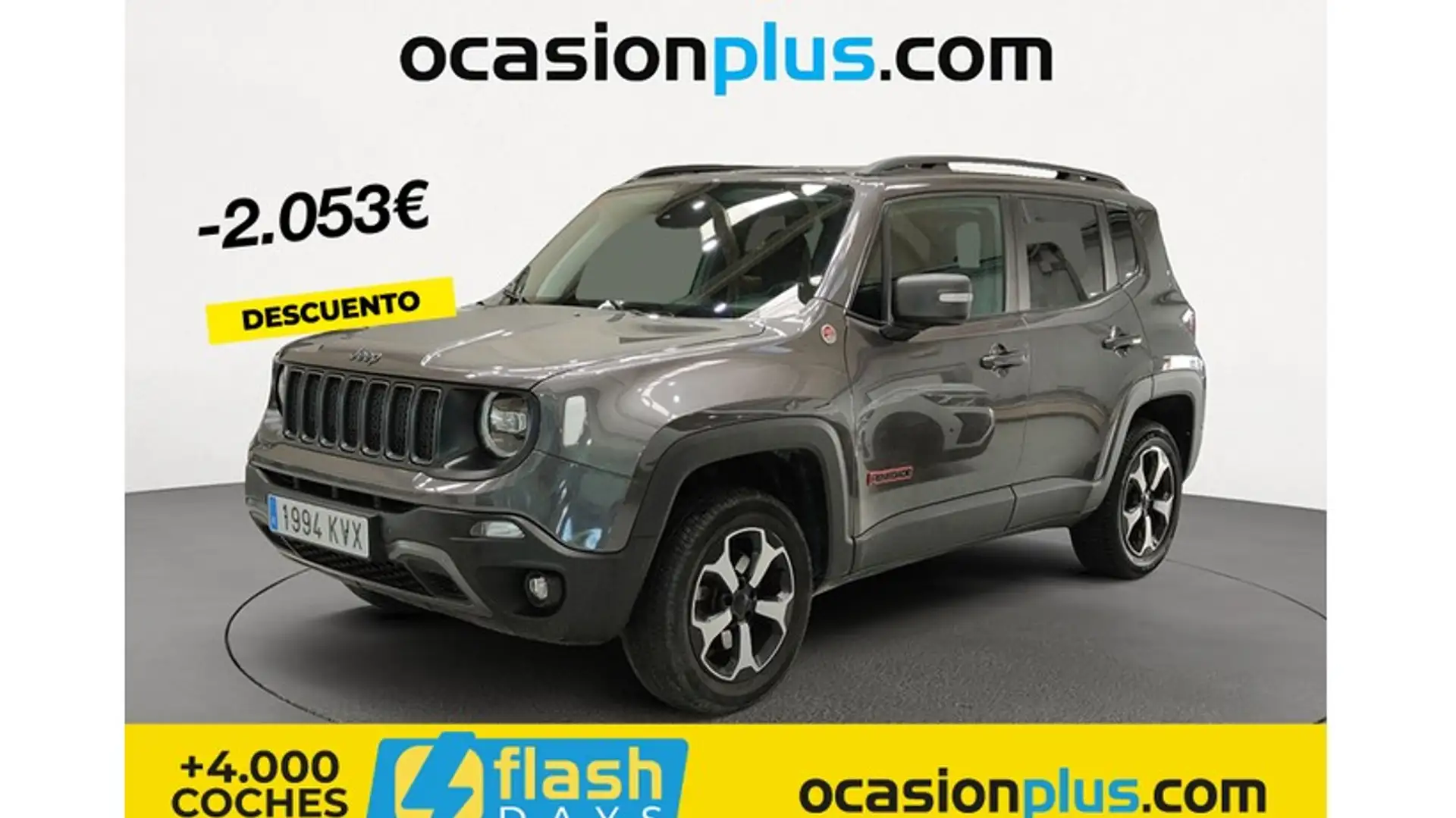 Jeep Renegade 2.0Mjt Trailhawk 4x4 Low Auto 170 Gris - 1